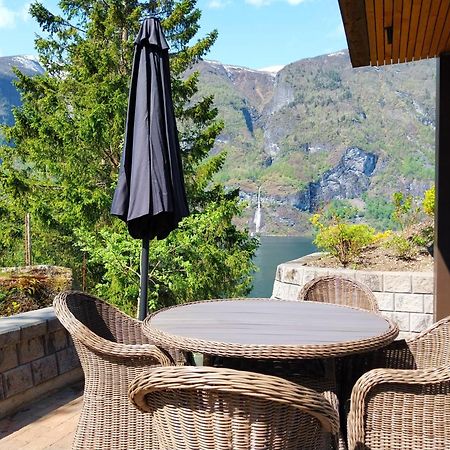 Ferienwohnung Otnes Fjordside Aurland Exterior foto